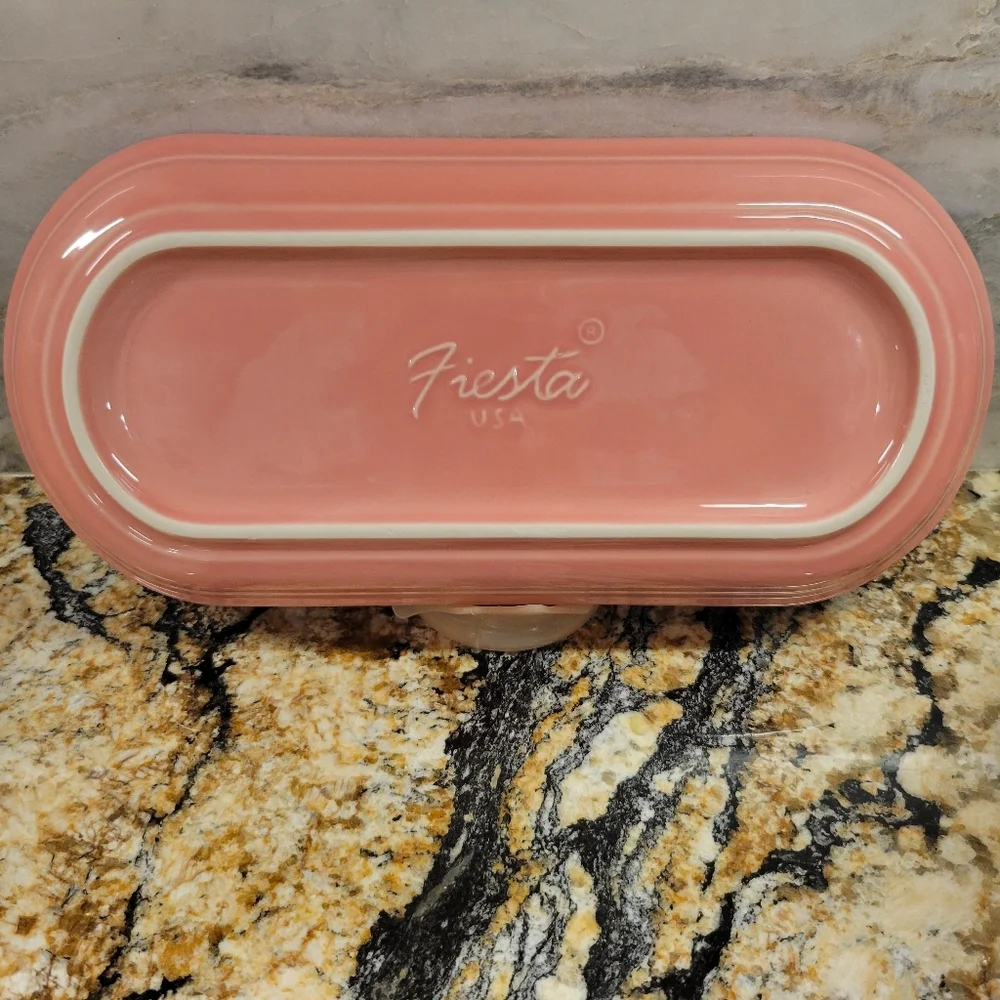Fiesta Peony Bread Tray